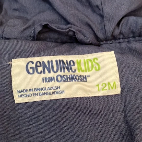 Baby 12 months fur lined puffer vest - Picture 4 of 6